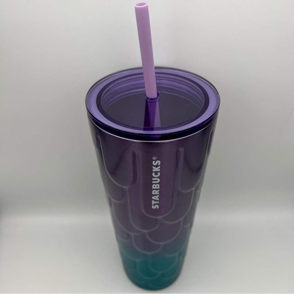 STARBUCKS Twilight Ombre Siren Scales Cold Cup - Purple & Blue - Venti - Picture 3 of 6